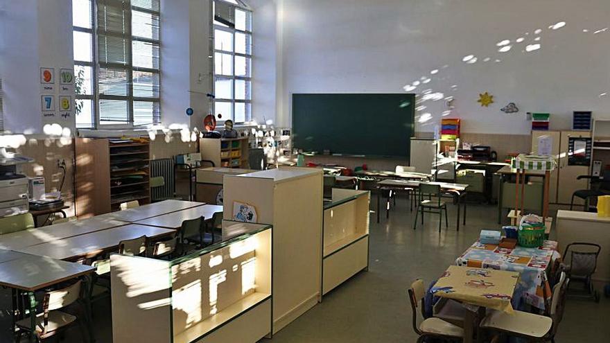 Interior del colegio de La Hiniesta. | Nico Rodríguez