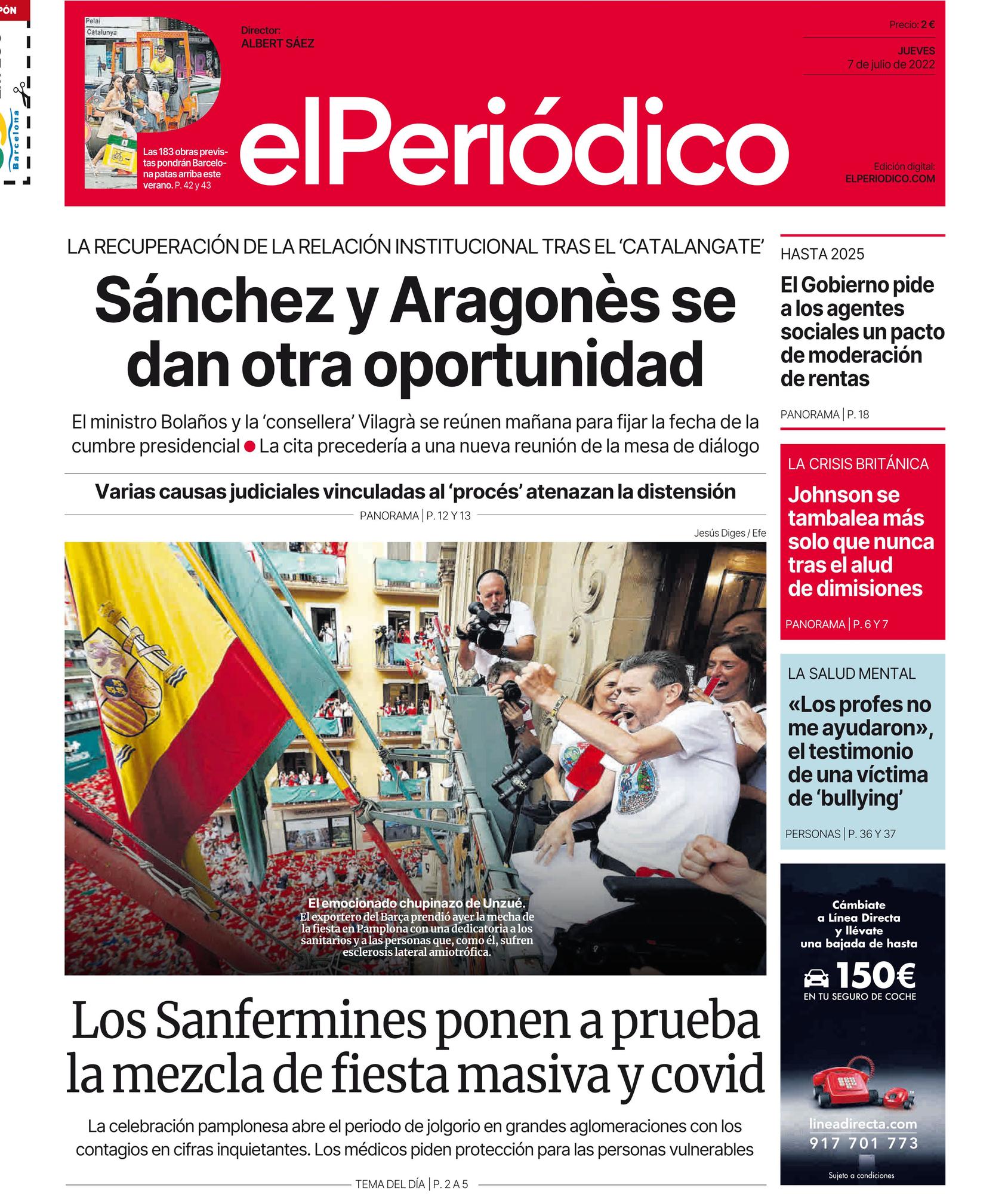 Portada del 7 de julio de 2022