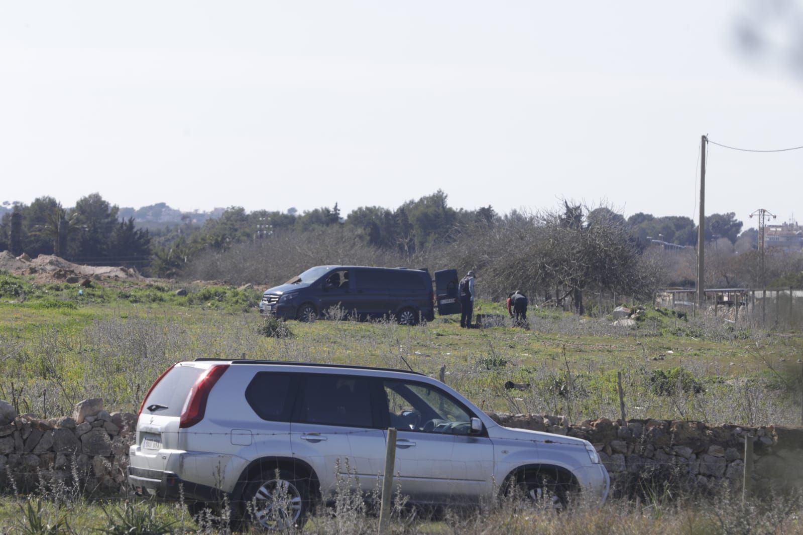 FOTOS: Buscan los restos de Malén Ortiz, la niña desaparecida en Mallorca hace nueve años, en un terreno de Calvià