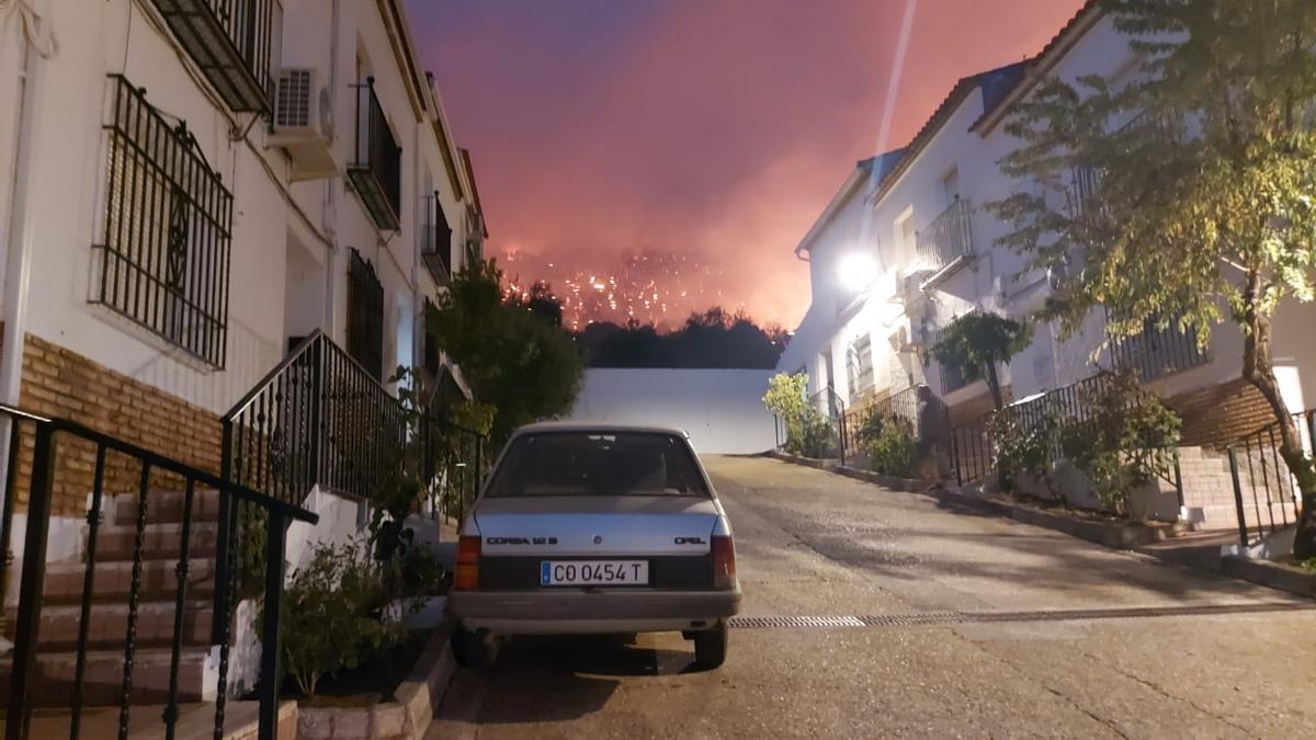 Instantánea del incendio de Antonio Bautista Rivas