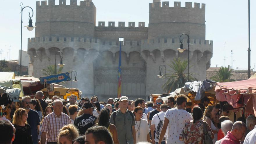 Las torres de Serranos de València.