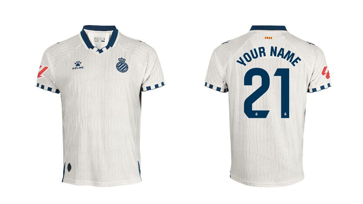 La segunda equipación del RCD Espanyol