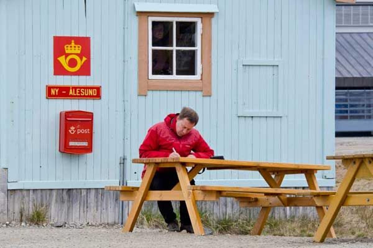 Oficina de correos de Ny Alesund.