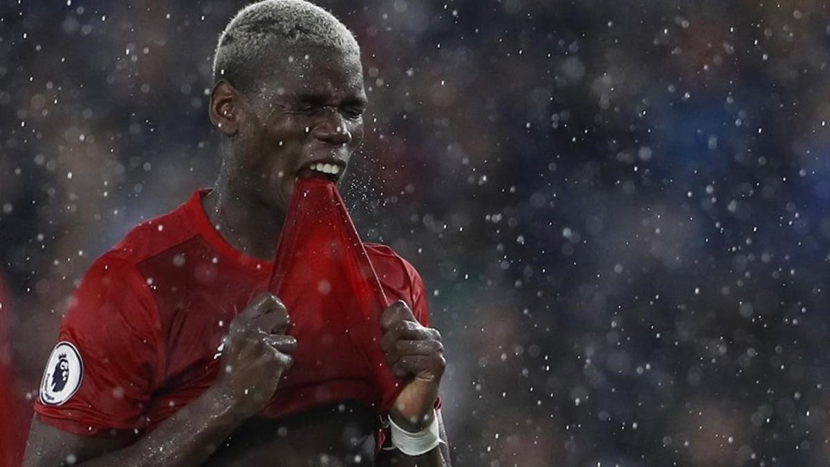 Pogba, en el último partido del Manchester United ante el Hull City.