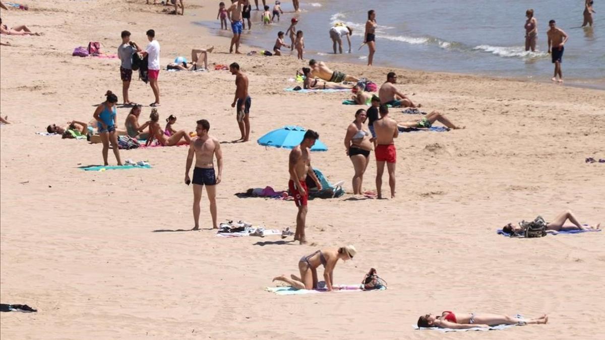 Playa de la Arrabassada, en Tarragona