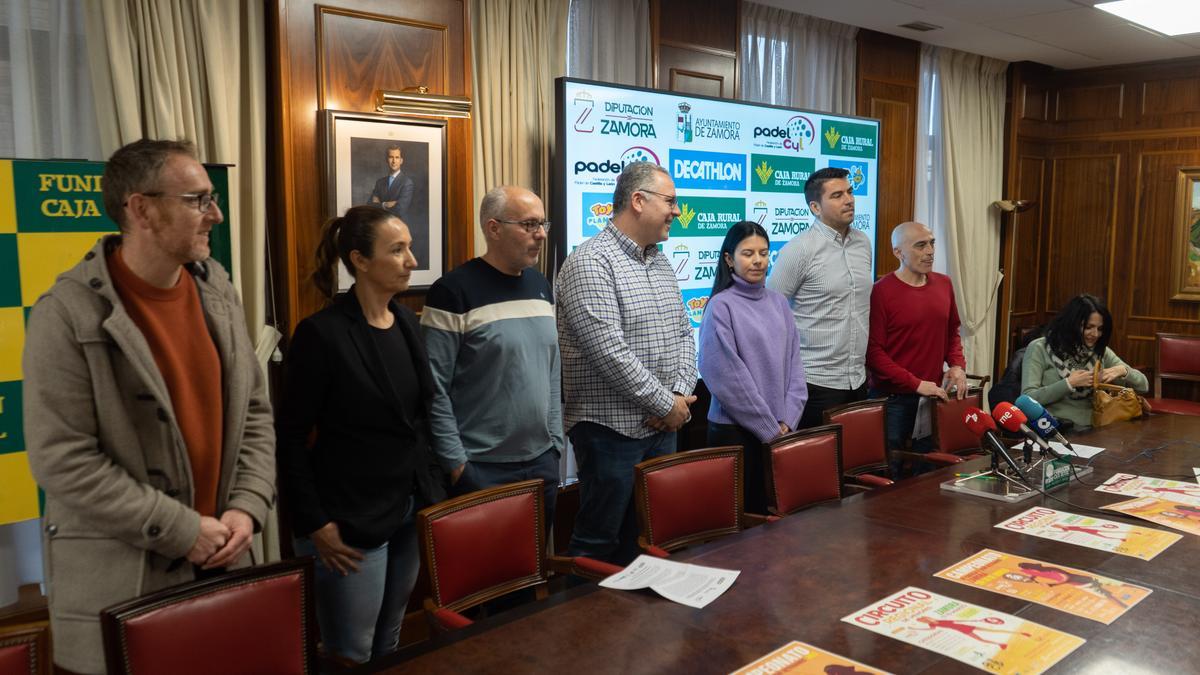 Presentación del calendario de pádel para 2023 en Zamora.