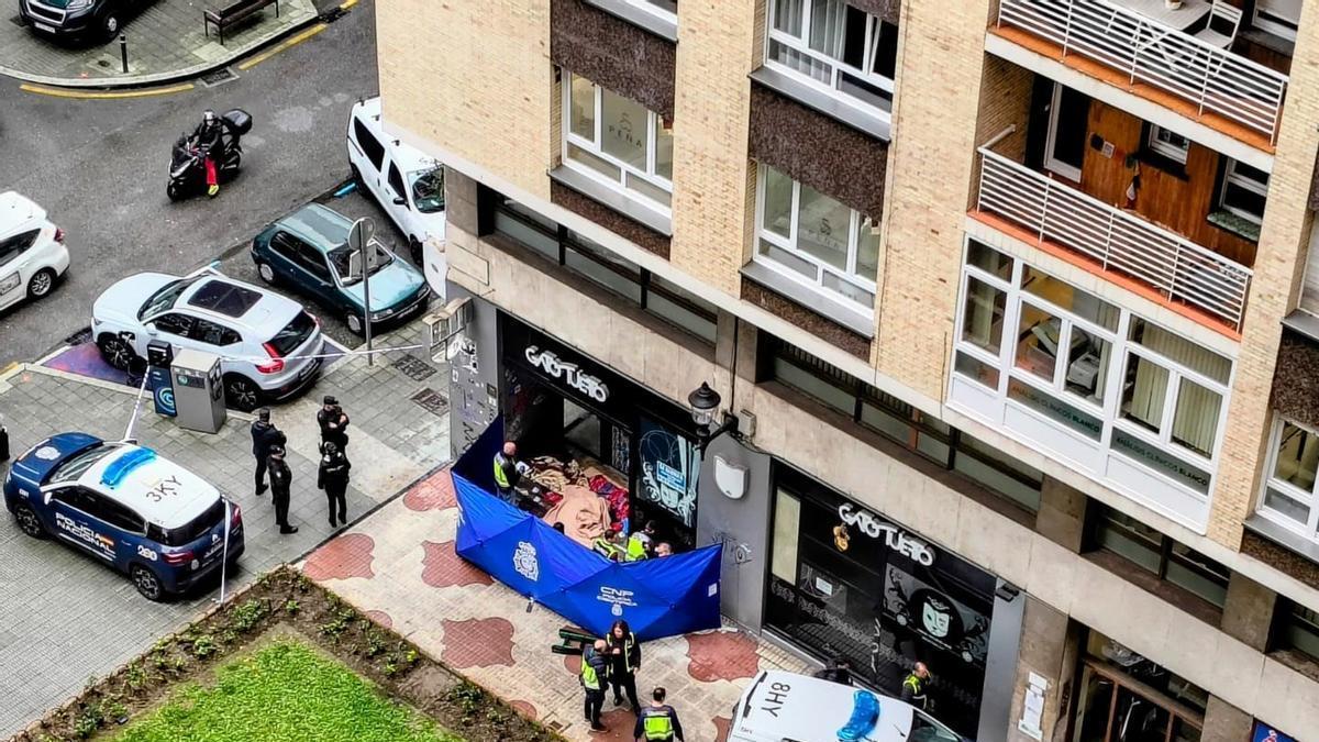 El crimen de un mendigo en Gijón deja ya a una persona detenida por el homicidio