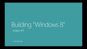 El primer vídeo amb les noves funcions de Windows 8.