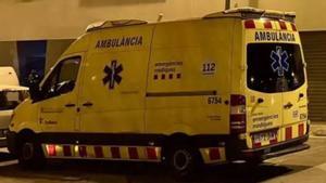 Una ambulància a Vilanova del Camí, on es va produir una de les morts. | ACN