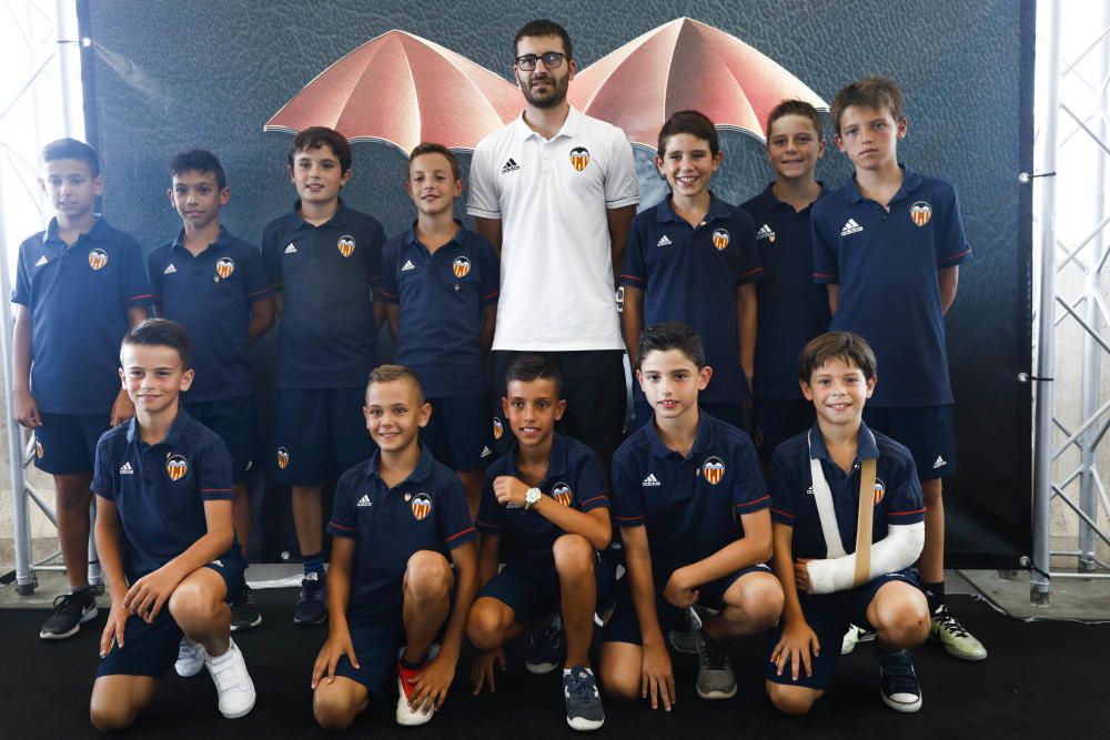 Photocall en la presentación del Centenario del Valencia CF