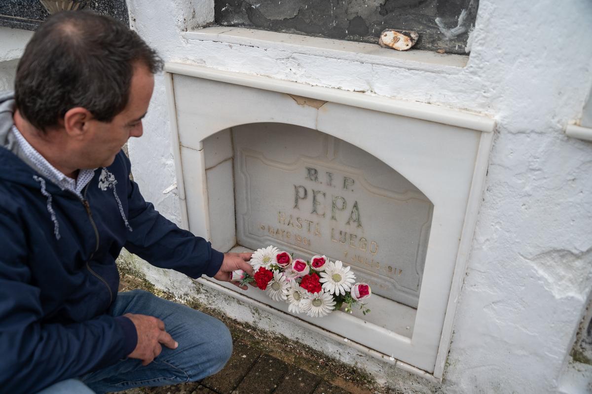 La tumba de Pepa, lugar favorito de Paola.