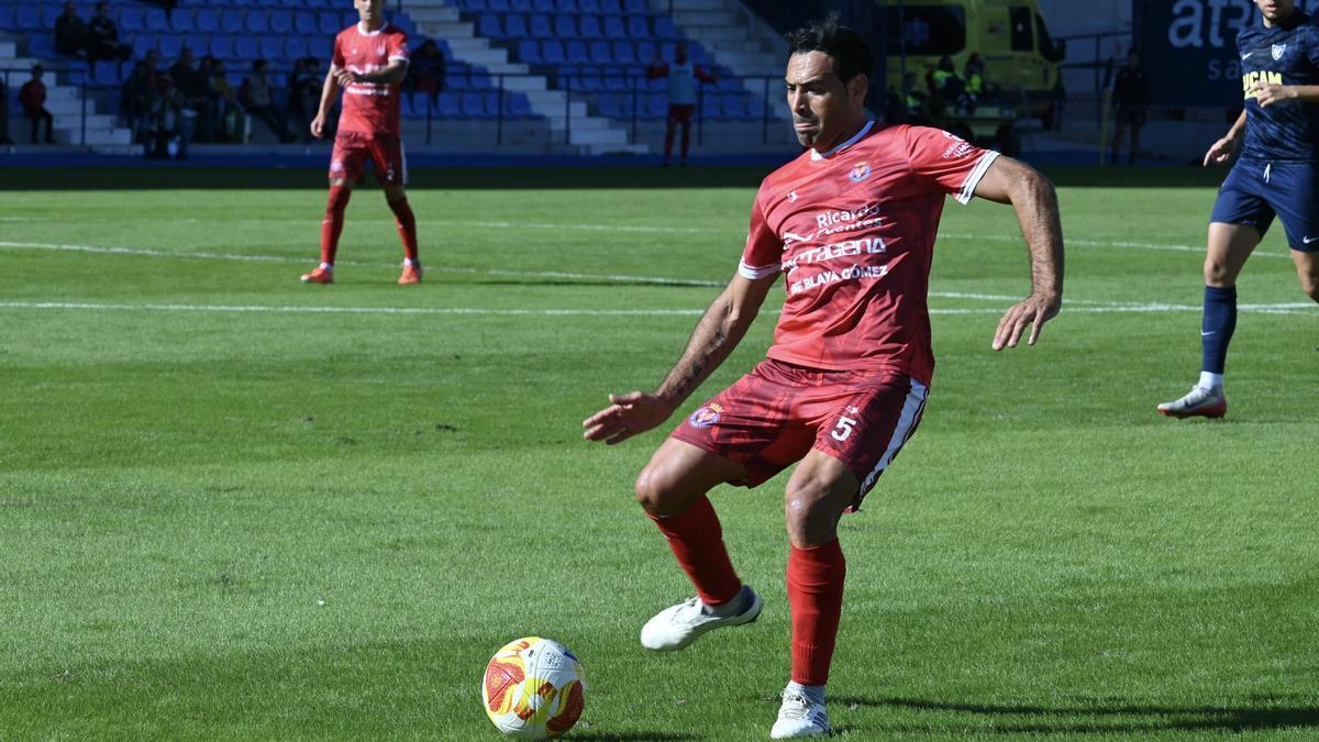 Damián Petcoff, durante el encuentro frente al UCAM Murcia