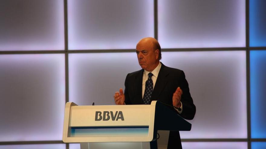 El president del BBVA, Francisco González
