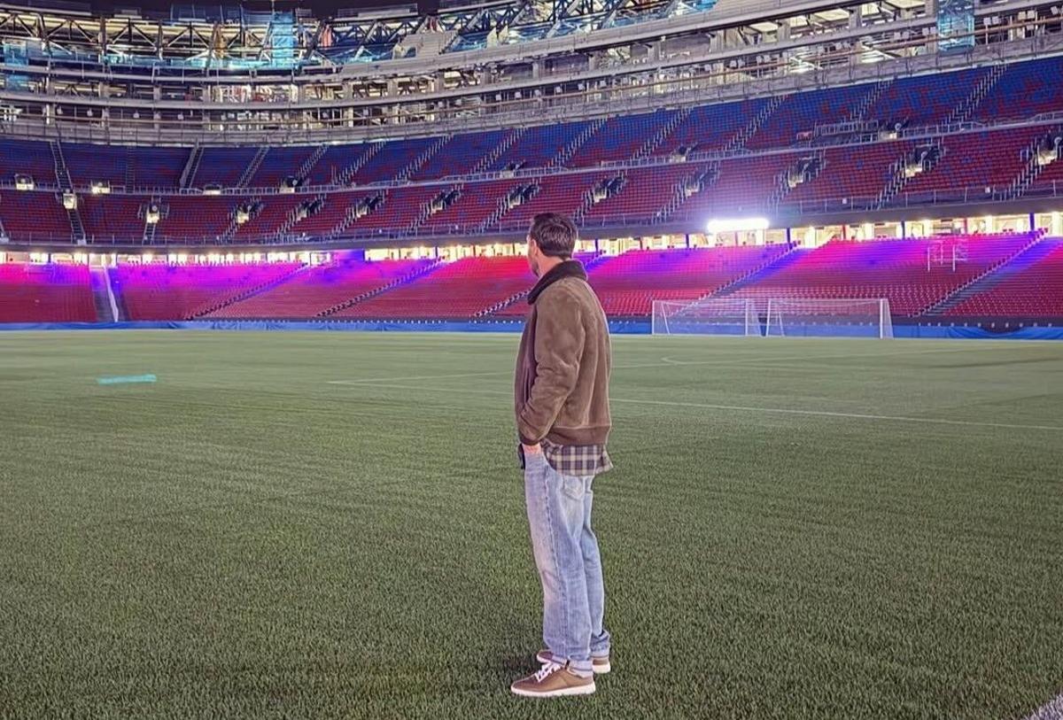 El futbolista argentino Leo Messi en su visita al Spotify Camp Nou en noviembre de 2025 DEPORTES @LEOMESSI