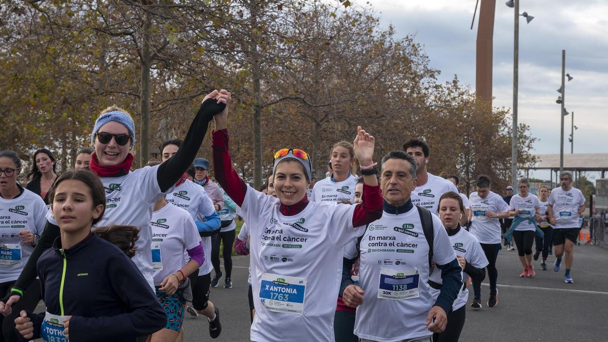 Barcelona corre contra el cáncer en el Fòrum