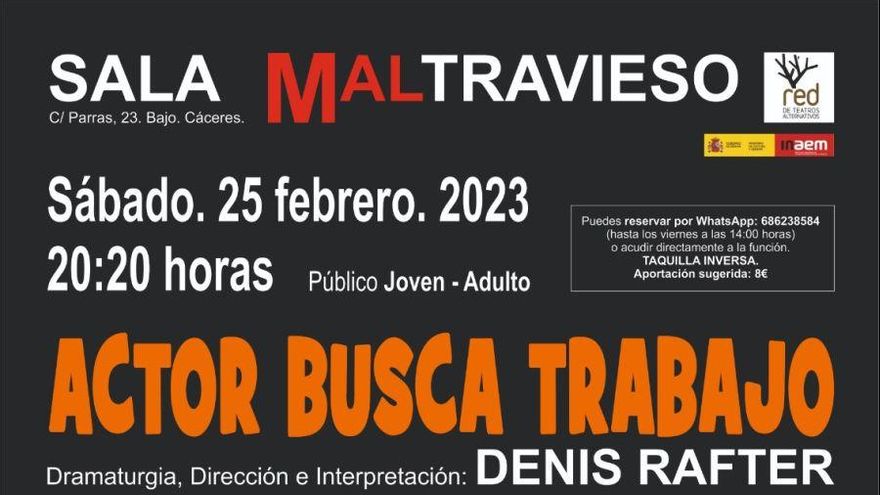 Actor busca trabajo