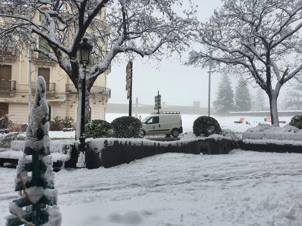 El azote del invierno en Aragón