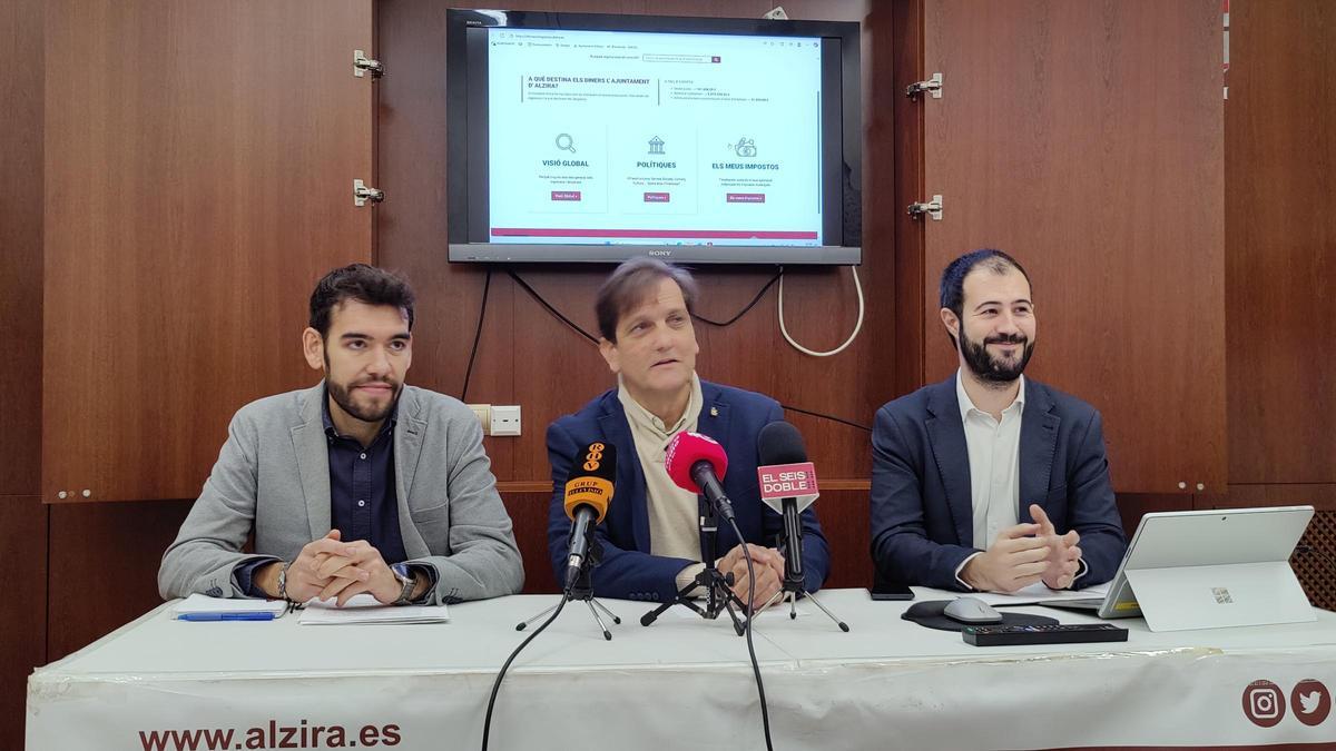 Presentación del nuevo visor presupuestario de Alzira.