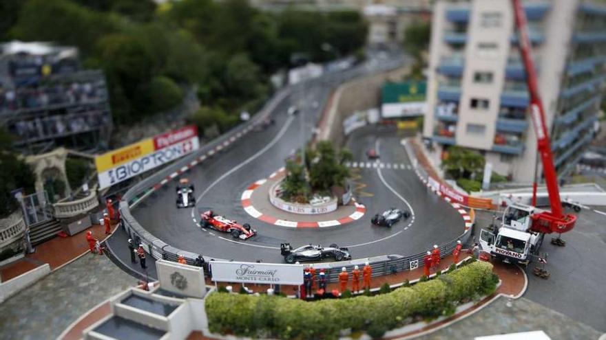 Imagen con efecto miniatura de la carrera. // Yoan Valat