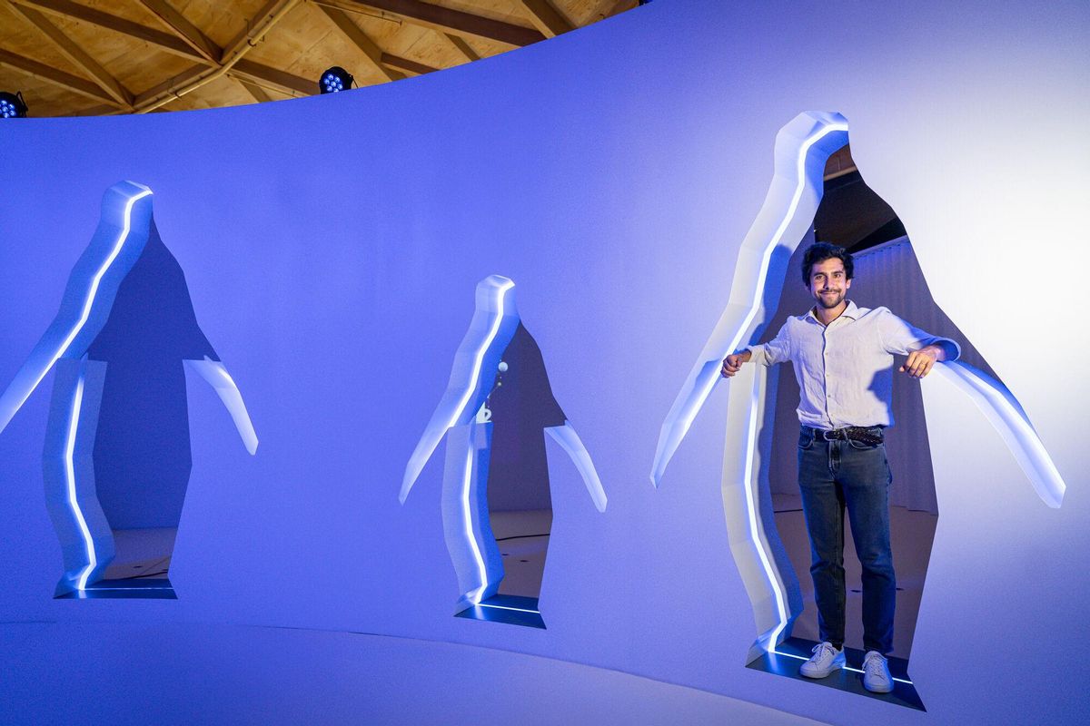 Antoine Gutiérrez, CEO de Giga, en uno de los 'photocall'.