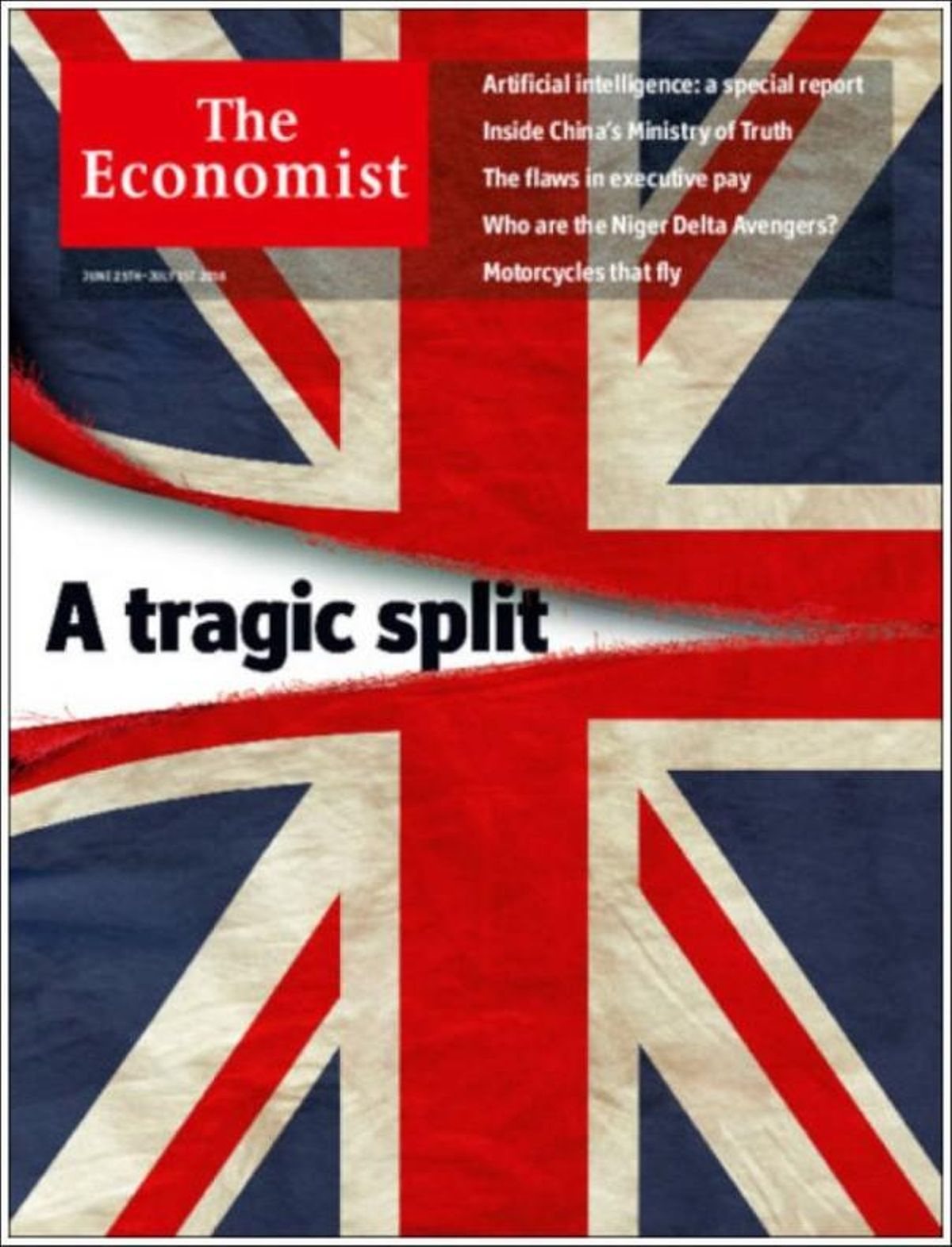 La portada de ’The Economist’.