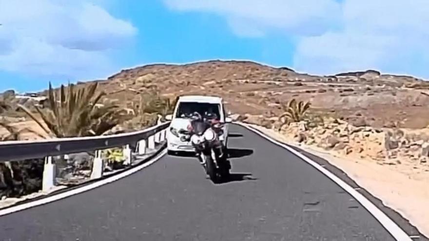 Un adelantamiento suicida en la GC-60 reabre la alarma por la conducción temeraria en Gran Canaria