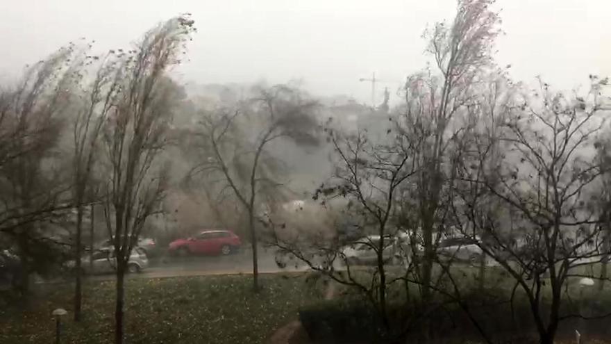 Precipitaciones intensas en el Maresme por la borrasca Hortensia