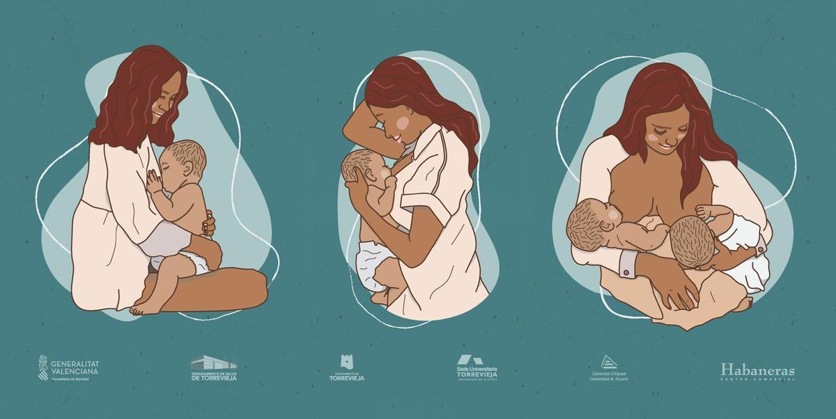Ilustración ubicada en centros de salud de Torrevieja y Pilar de la Horadada