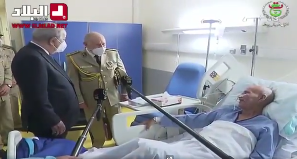 Ghali, hospitalitzat en una clínica militar d’Alger