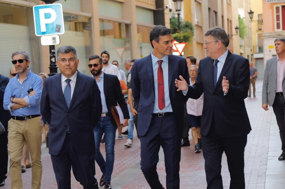 Puig y Sánchez se ven por primera vez en Castelló