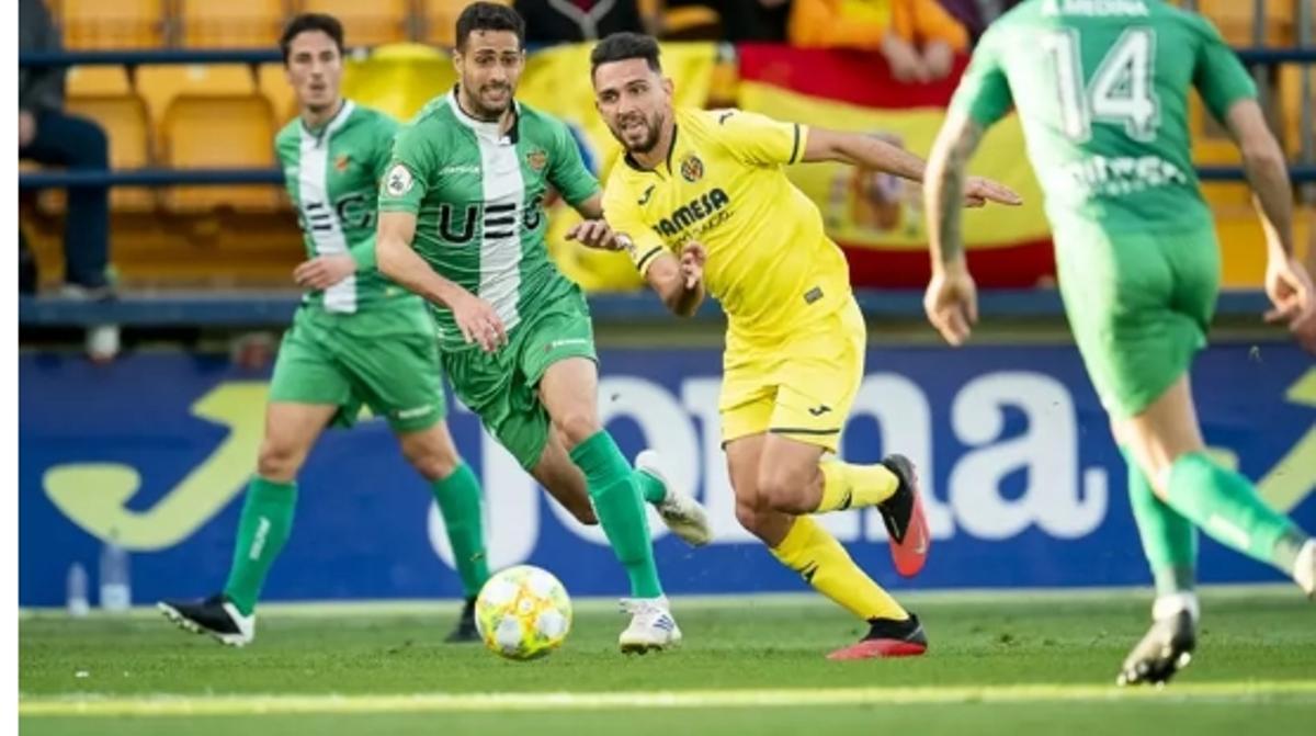 Iván Martín con el Villarreal B