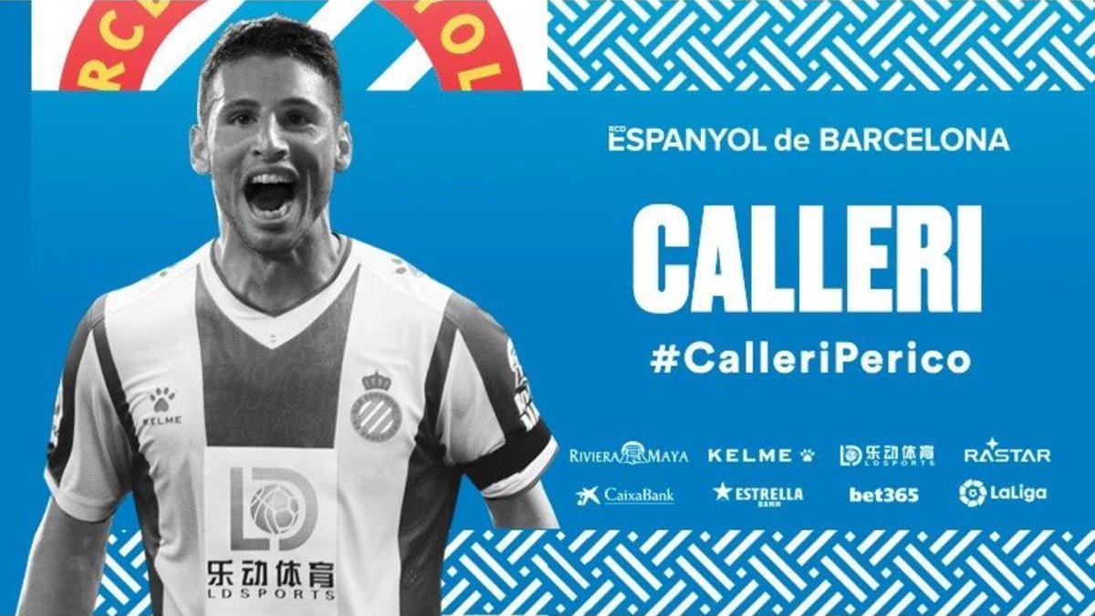 Jonathan Calleri es el séptimo fichaje perico de la temporada 2019/20