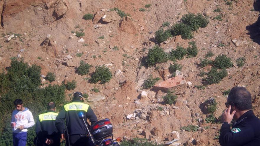 Cerro de los Ángeles. La Policía investiga si los huesos hallados proceden de seres humanos.
