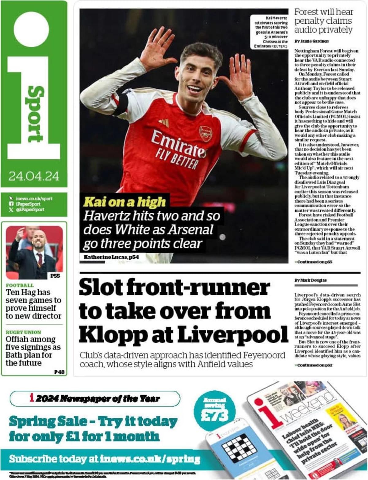 Las portadas de los periódicos deportivos de hoy, miércoles 24 de abril Las portadas de los periódicos deportivos de hoy, miércoles 24 de abril