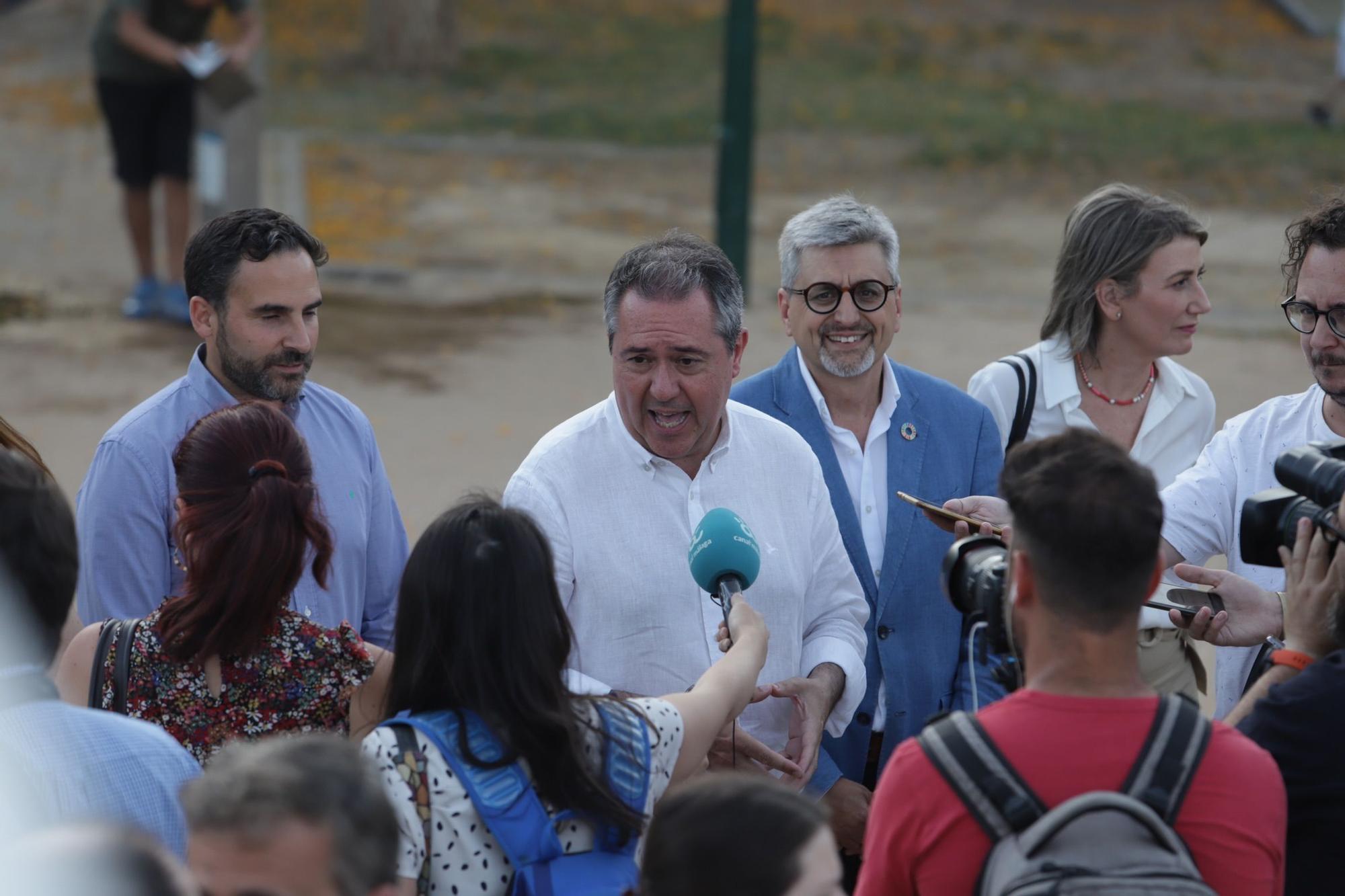 Acto de Juan Espadas, candidato del PSOE a las elecciones andaluzas, en Málaga