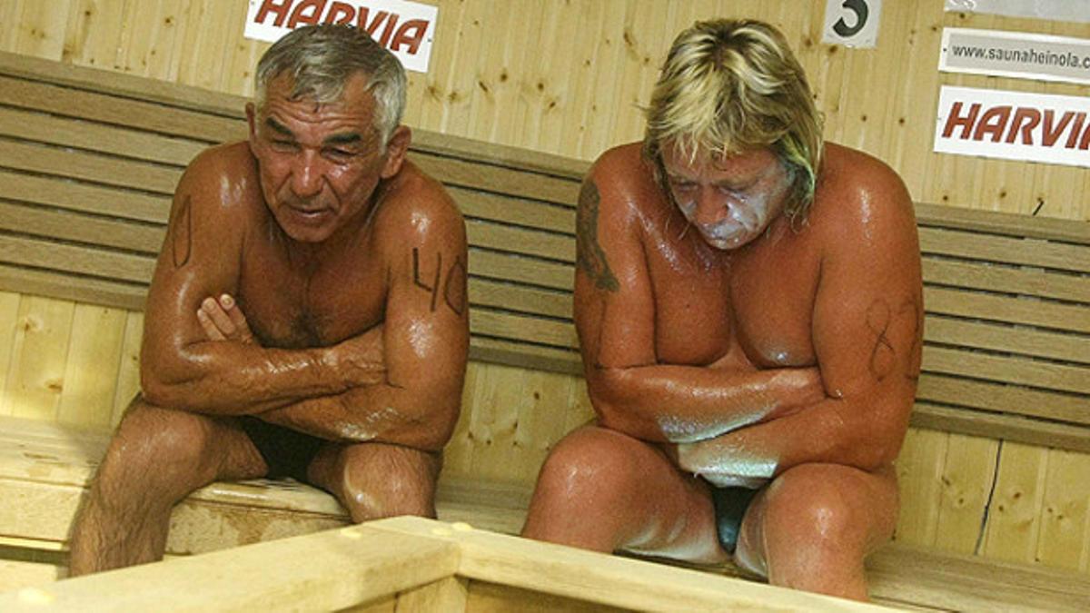 Finalistas del campeonato de Sauna