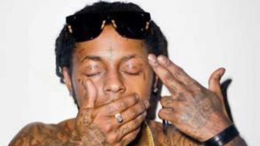 El rapero afroamericano Lil Wayne.