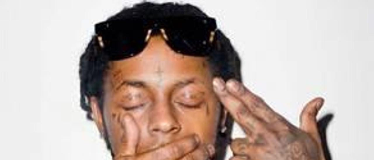 El rapero afroamericano Lil Wayne.