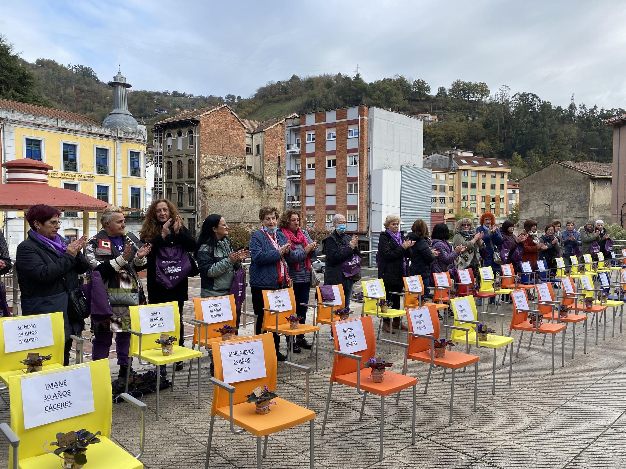 Actos del 25N en las Cuencas