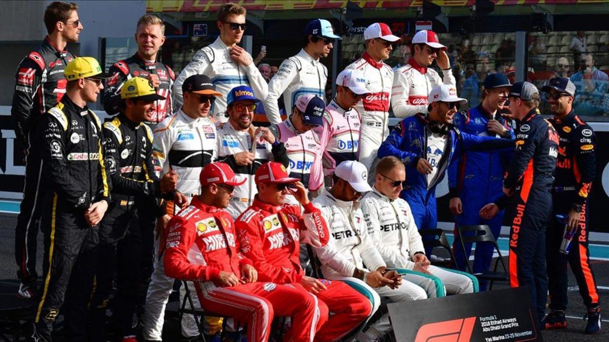 Parrilla de la F1 de la temporada 2018