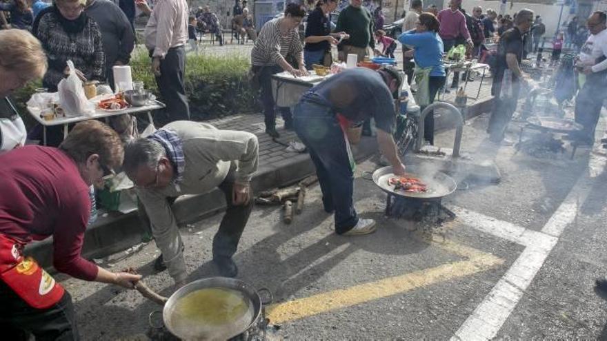 Concurso de paellas por  San Antón