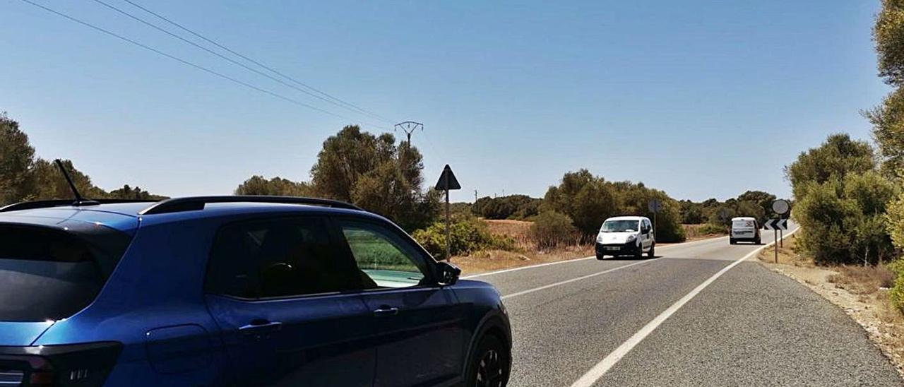 El Ayuntamiento pide aumentar la seguridad de la carretera a es Llombards. | M.P.