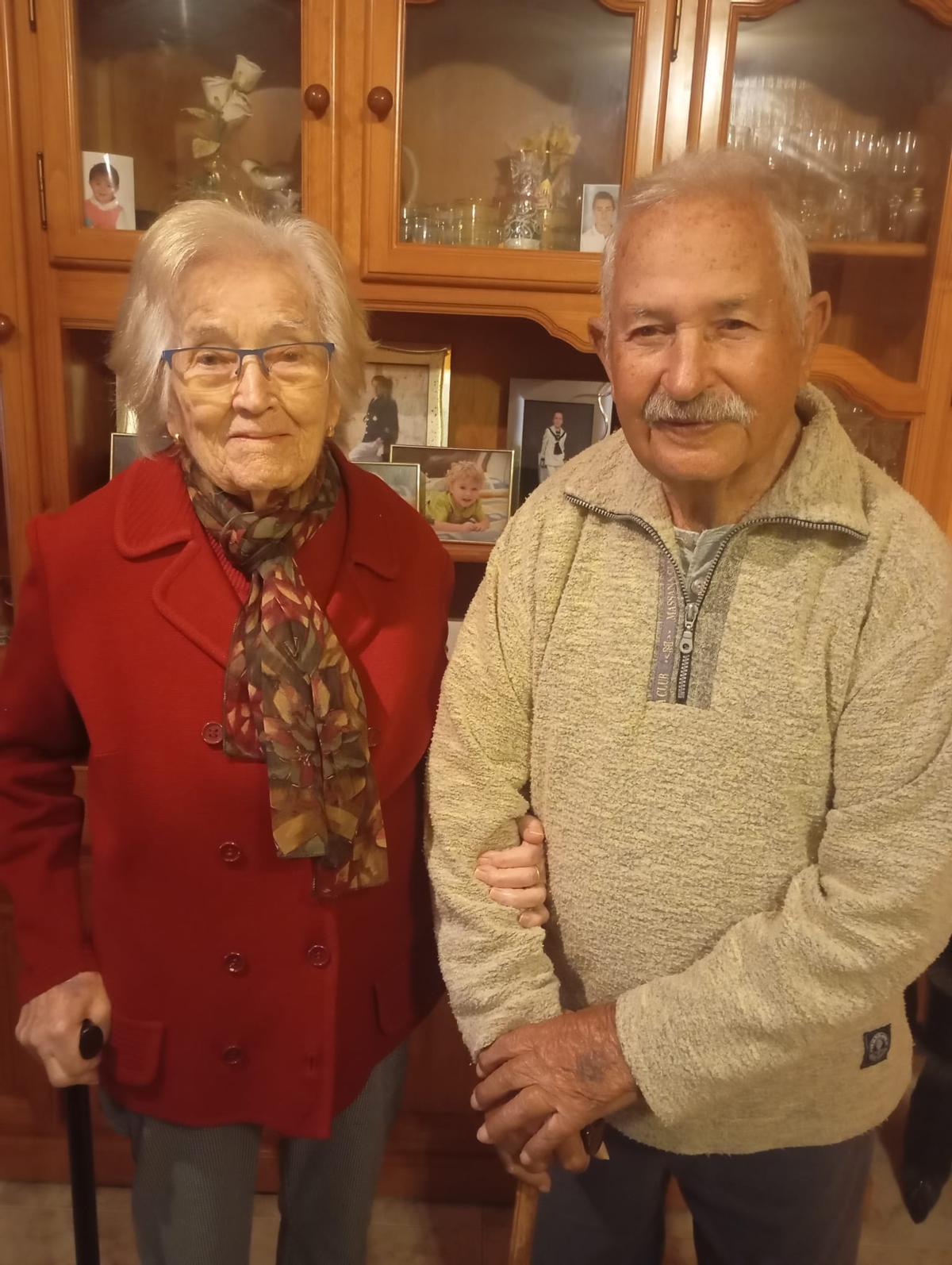 La pareja mantiene los mismos sentimientos que en su juventud.