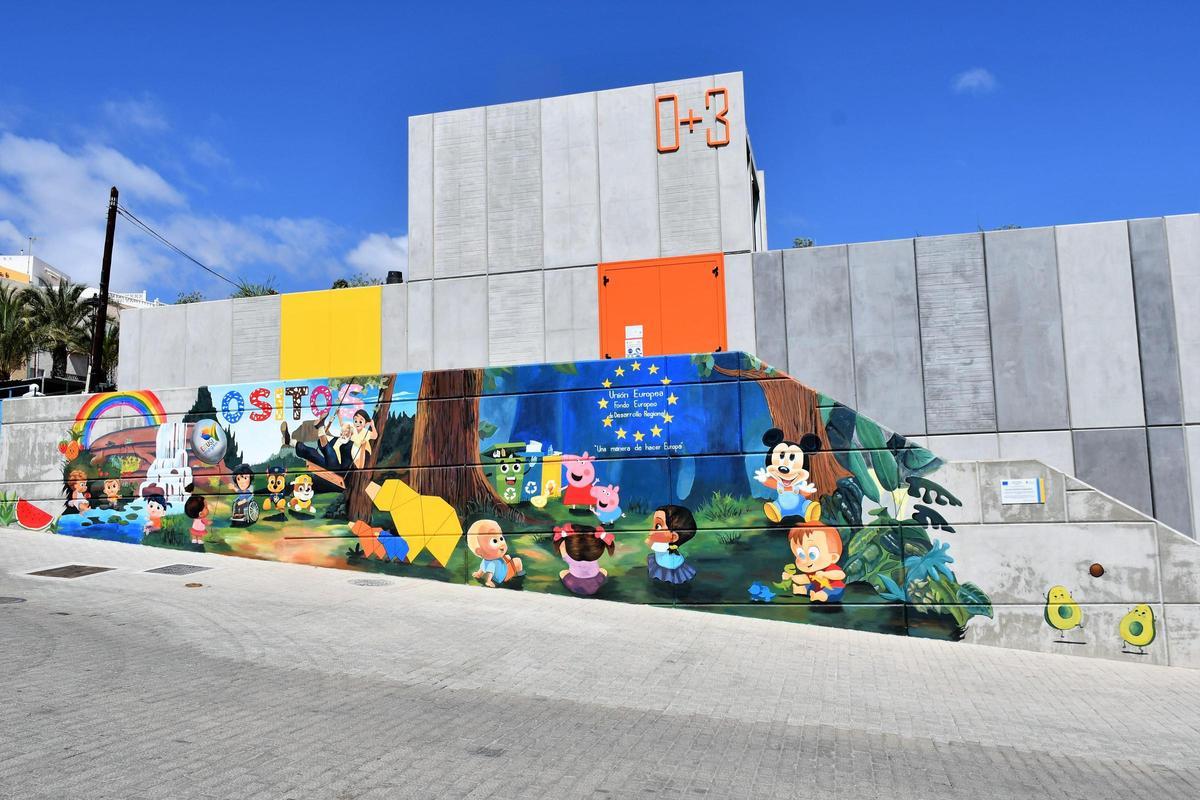 Fachada de la Escuela Infantil de Arguineguín.