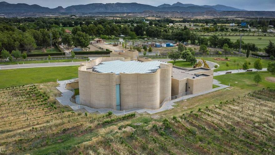 El complejo del CDAN de Huesca en una vista aérea.