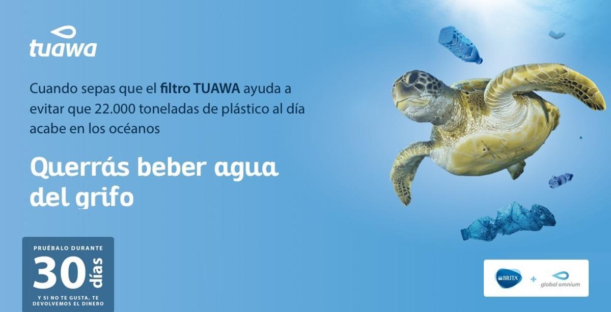 Tuawa, agua del grifo filtrada con la que querrás hidratarte