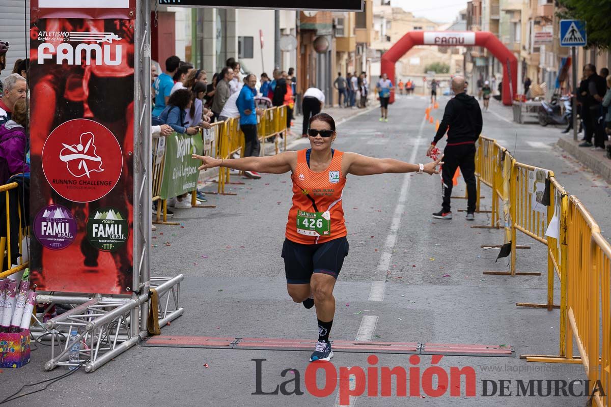 Carrera Popular Urbana y de la Mujer de Moratalla ‘La Villa, premio Marín Giménez (línea de meta)