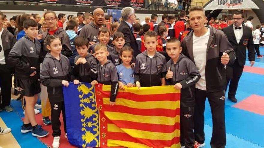 Delegación valenciana presente en el campeonato estatal.