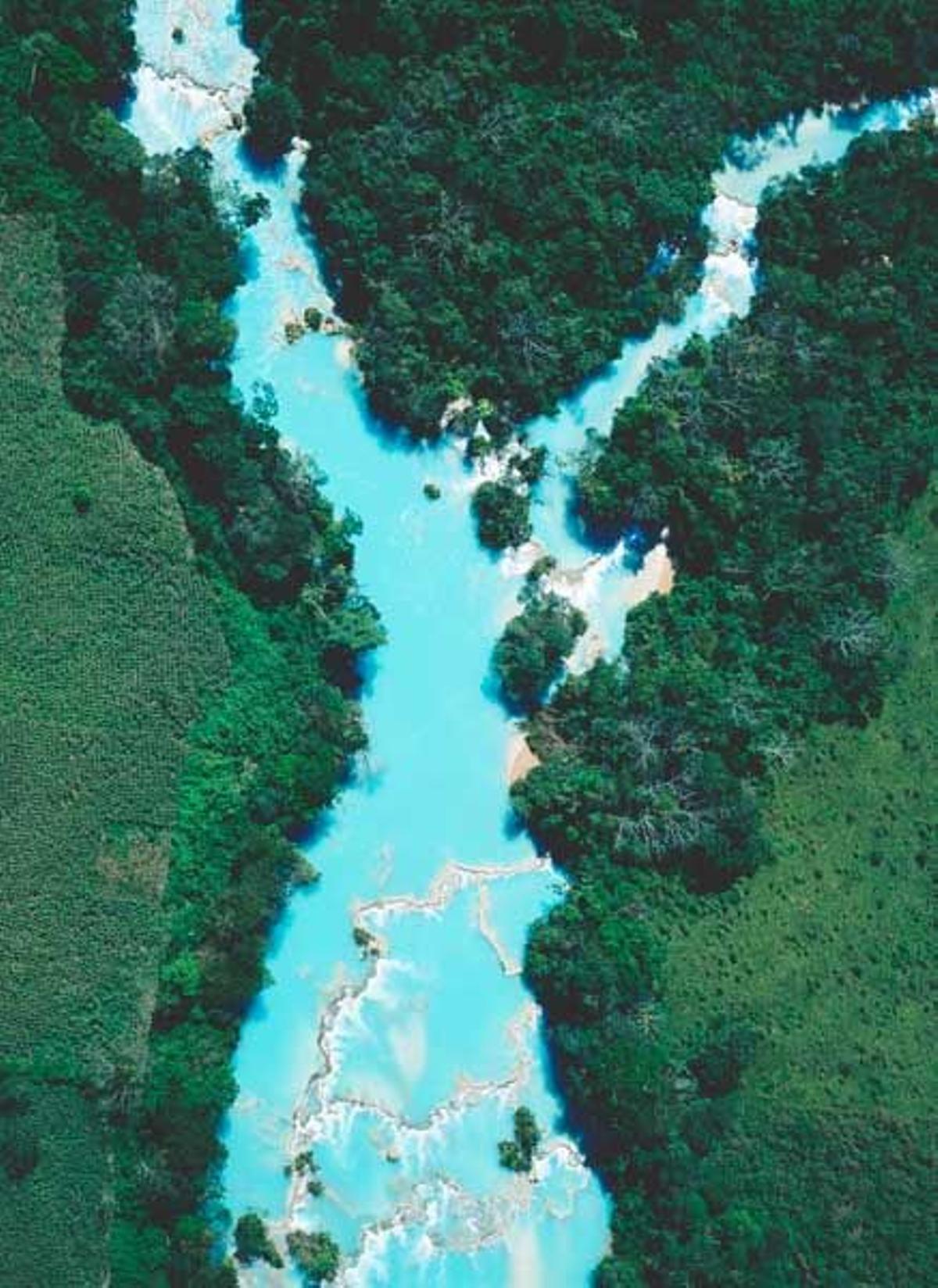 Río Agua Azul, en Chiapas, México.