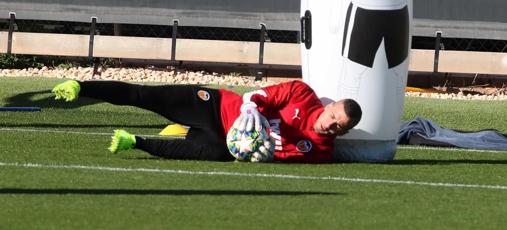 Entrenamiento del Valencia cf